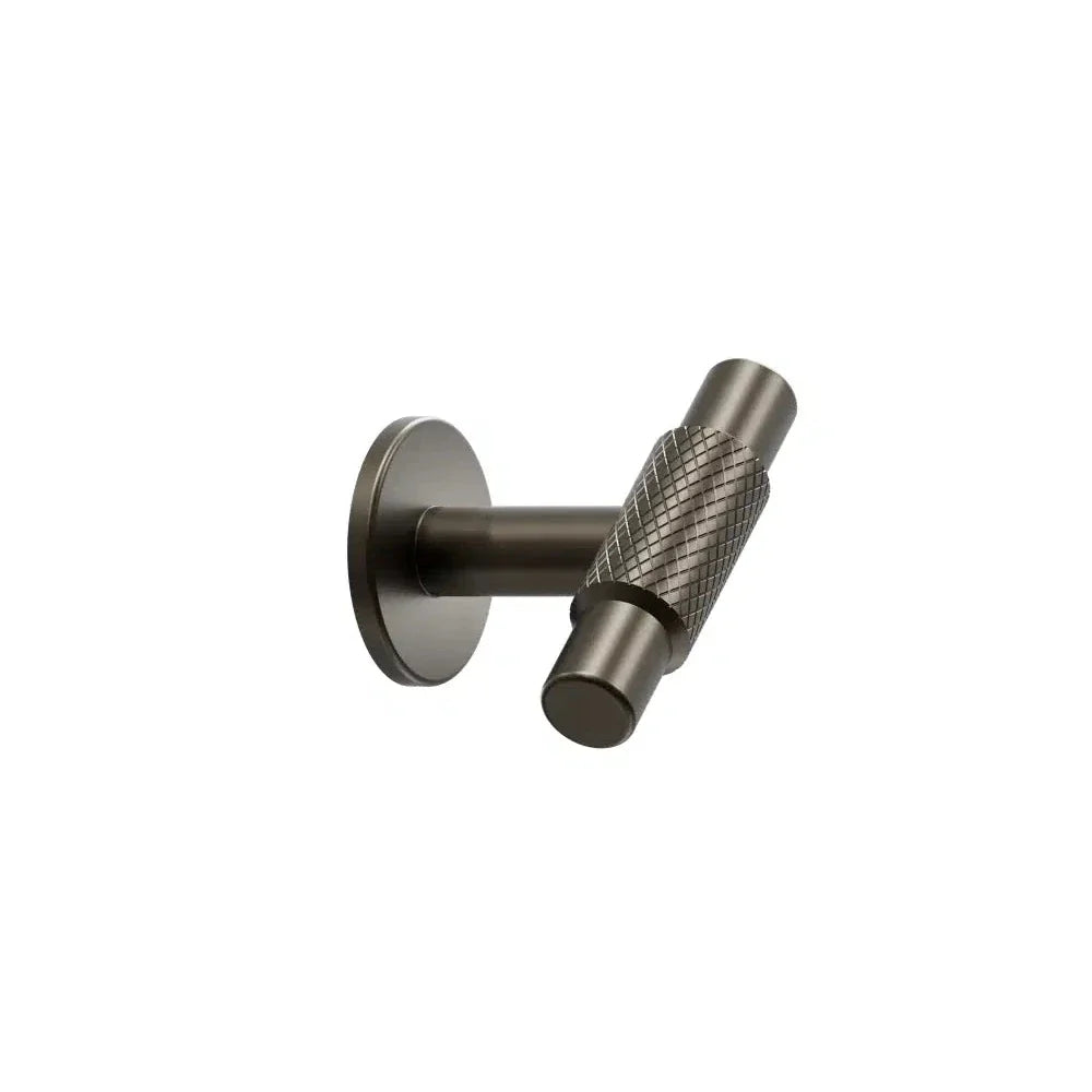 Matte Bronze "Manor" Knurled Cabinet Knobs and Drawer Pulls