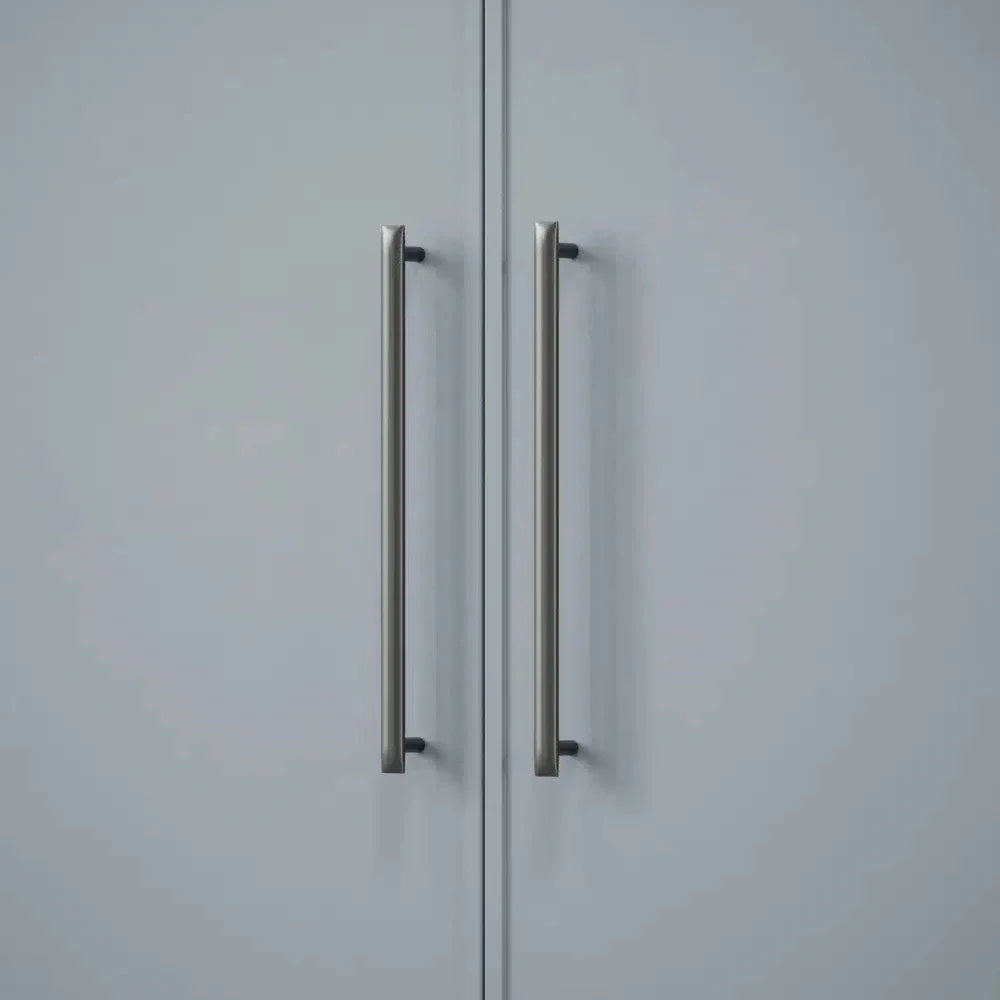 Gun Metal "Flow" T-Bar Cabinet Knob and Drawer Pull - Forge Hardware Studio