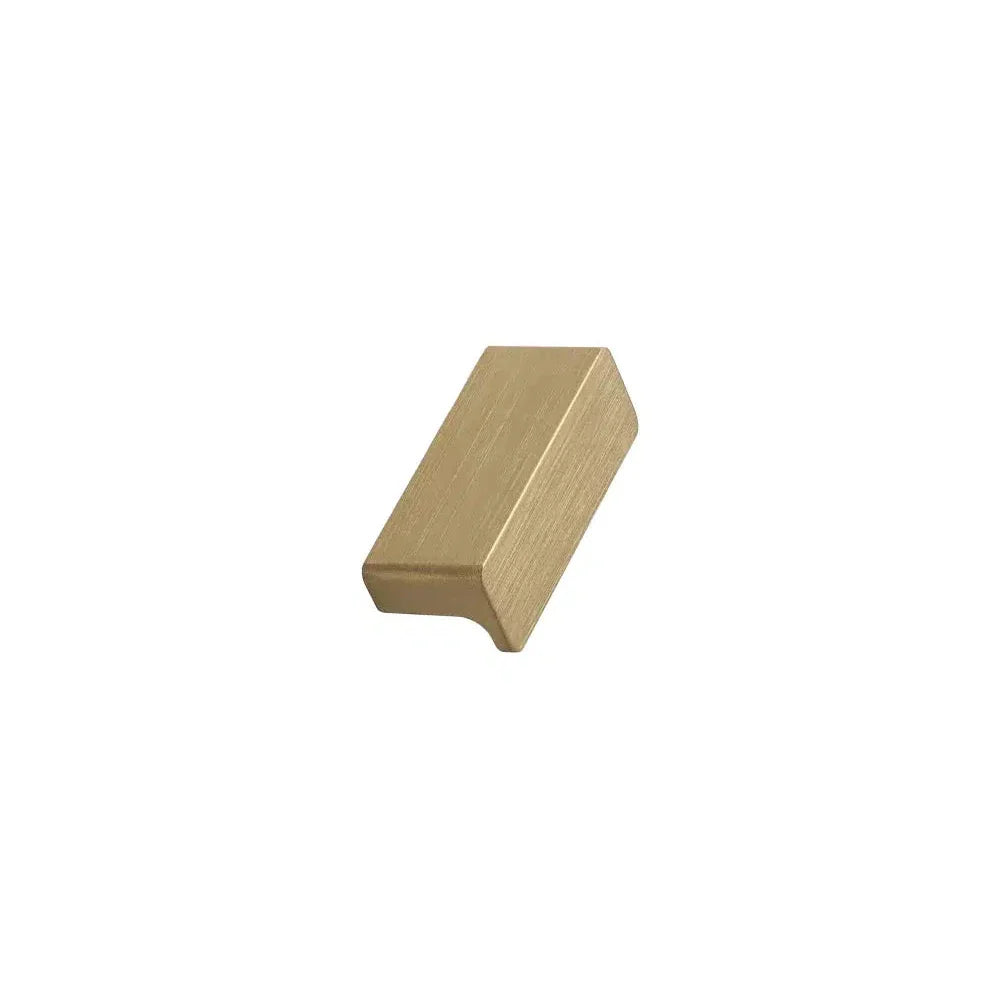 Brushed Brass "Elan" Knob and Drawer Pulls