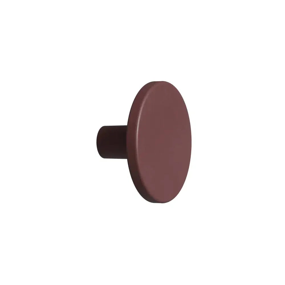 Maroon Red "Plato" Cabinet Knob and Drawer Pull - Forge Hardware Studio