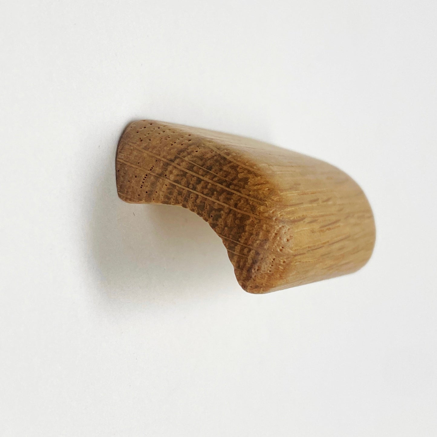 Lacquered Oak "Glove" Wood Drawer Handles - Euro • Knobs