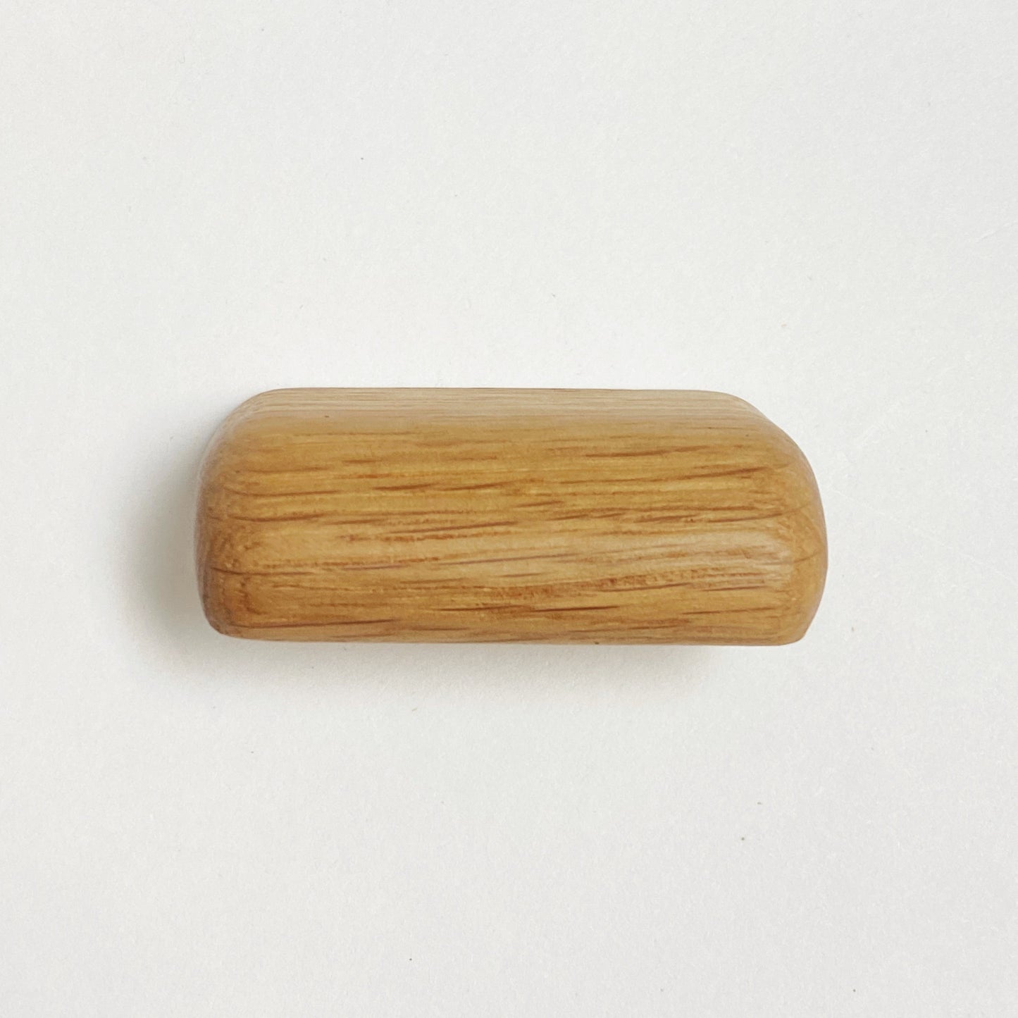 Lacquered Oak "Glove" Wood Drawer Handles - Euro • Knobs