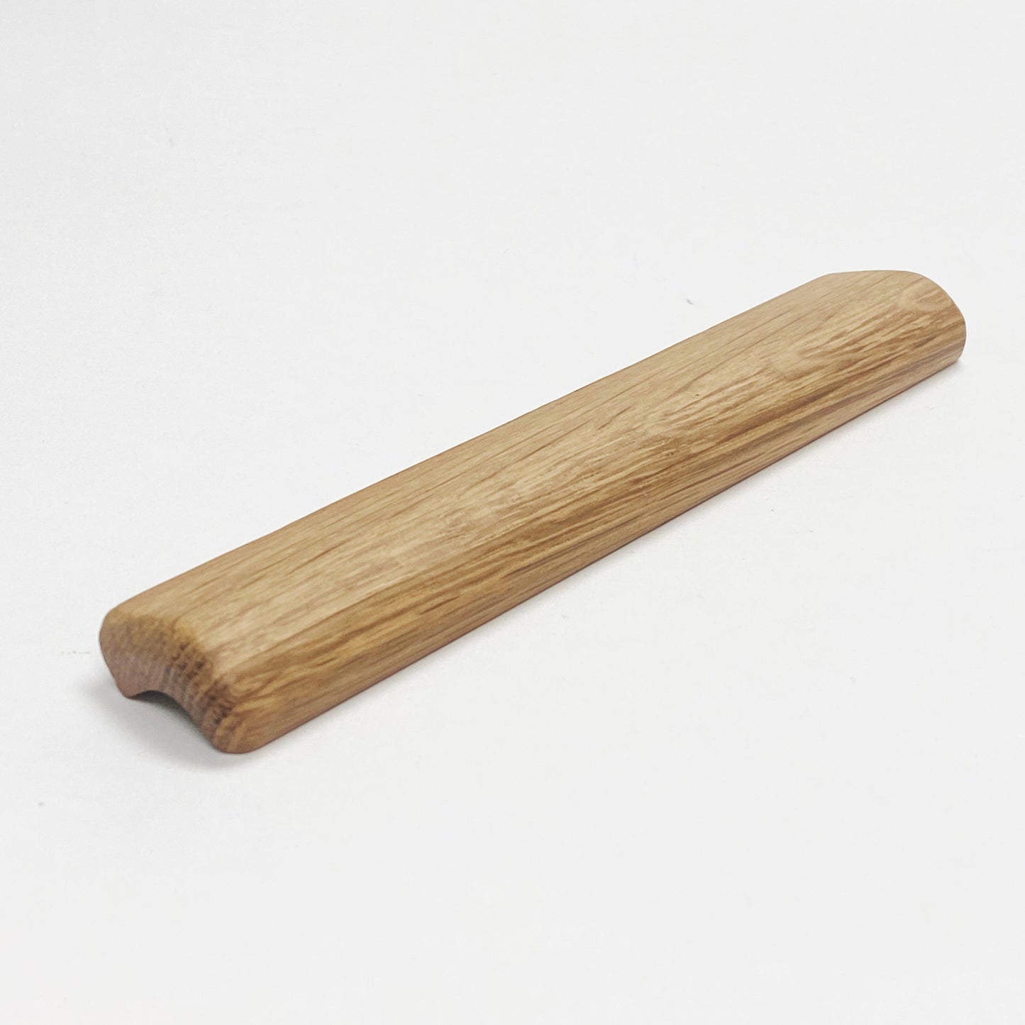 Lacquered Oak "Glove" Wood Drawer Handles - Euro • Knobs