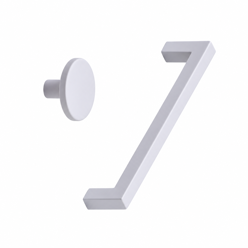 Beige "Plato" Cabinet Knob and Drawer Pull - Forge Hardware Studio