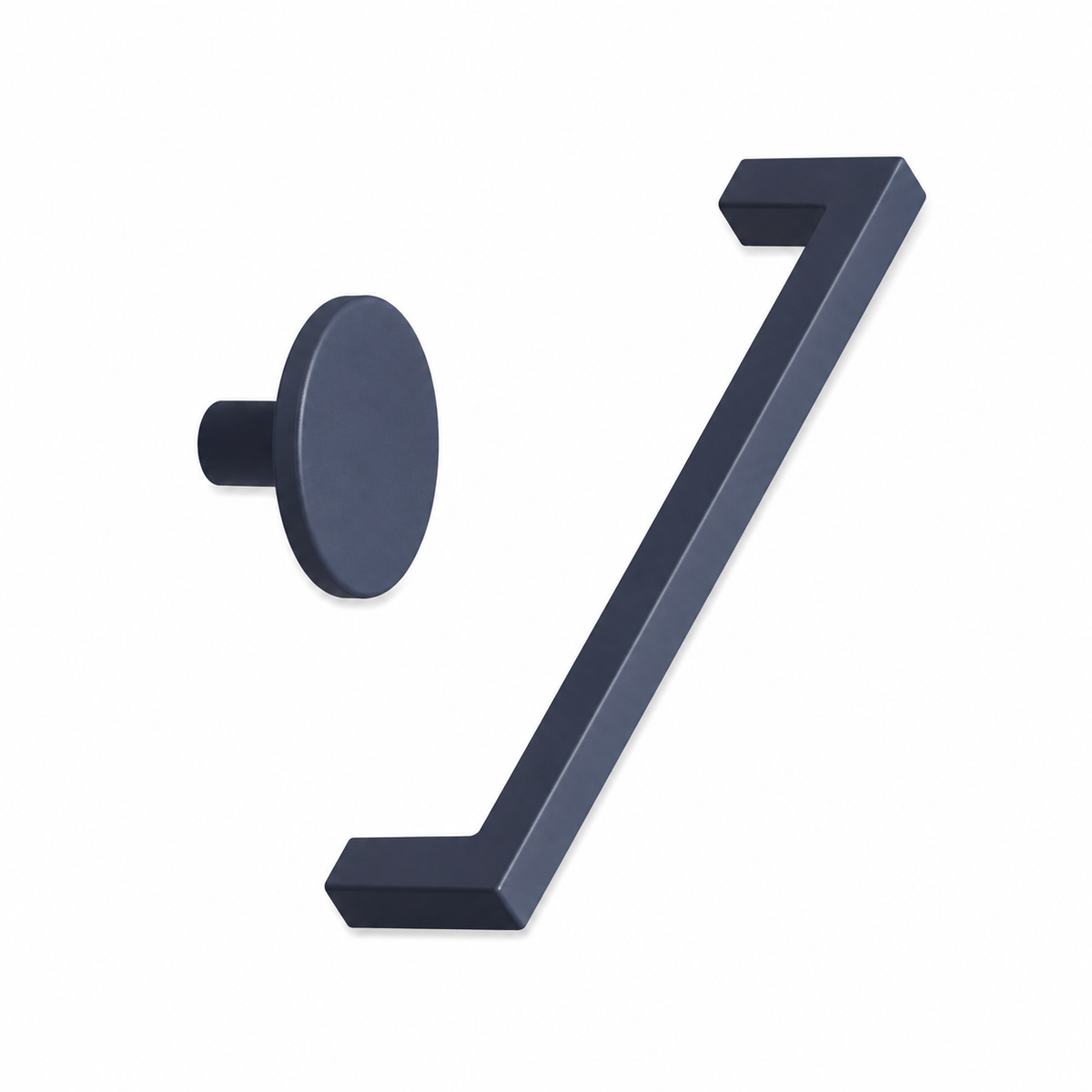 Navy Blue "Plato" Cabinet Knob and Drawer Pull - Forge Hardware Studio