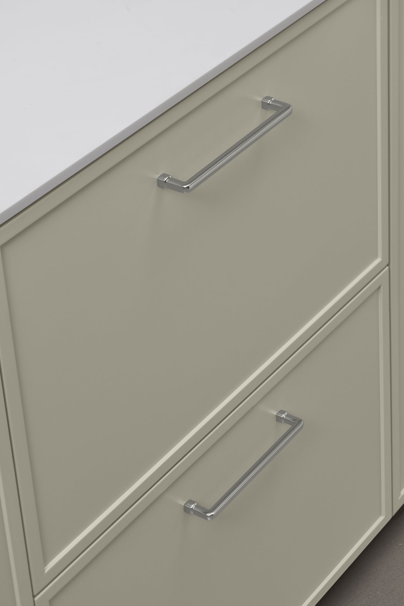 Bright Nickel "Equester" Cup and Drawer Pulls