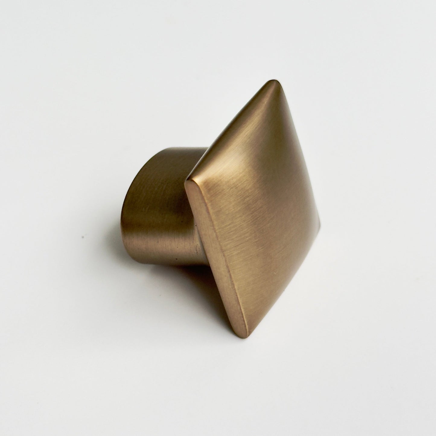 Brushed Bronze "Flow" T-Bar Cabinet Knob and Drawer Pull - Euro • Knobs