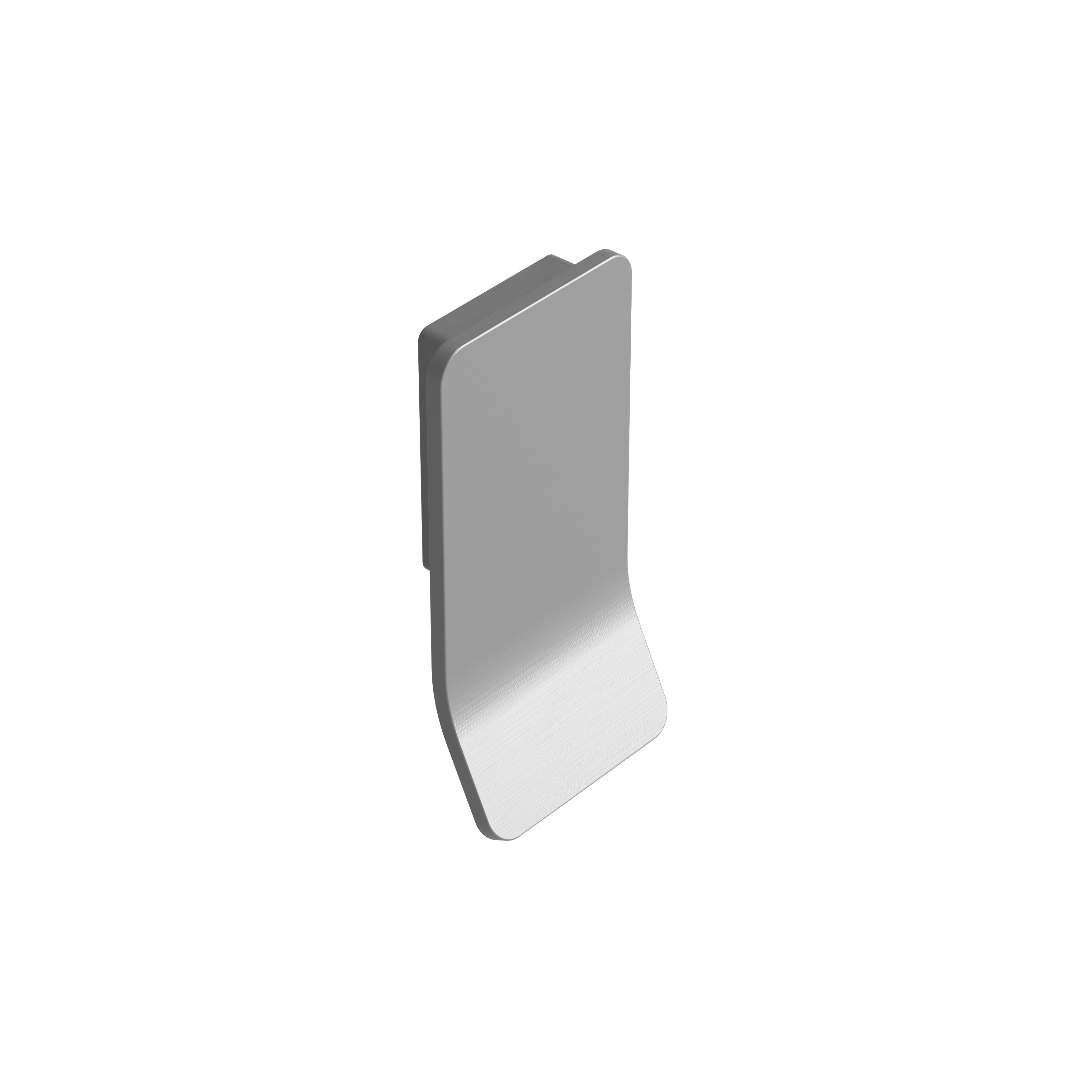 Satin Steel "Leaf" Tab Drawer Pulls - Forge Hardware Studio