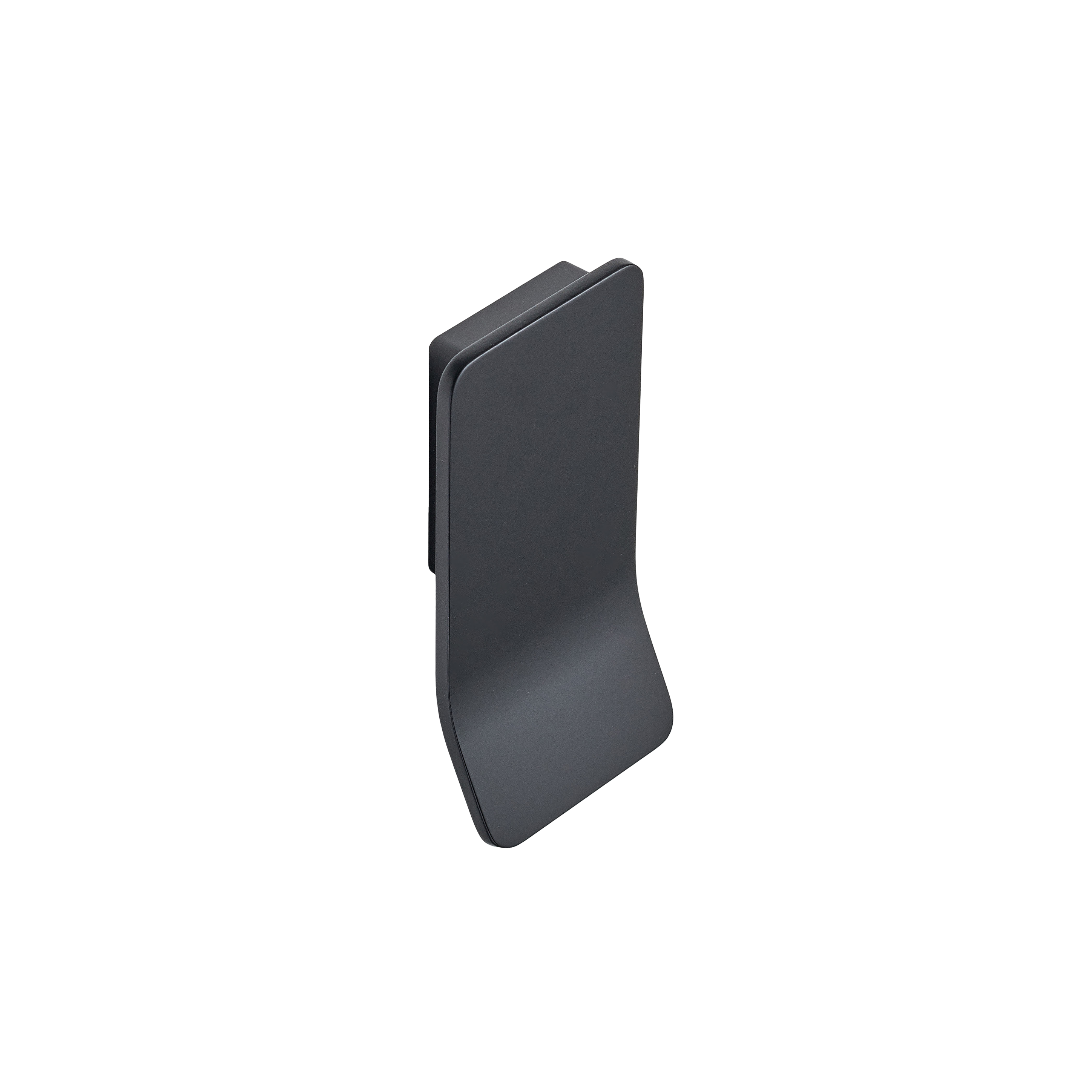 Matte Black "Leaf" Tab Drawer Pulls - Forge Hardware Studio