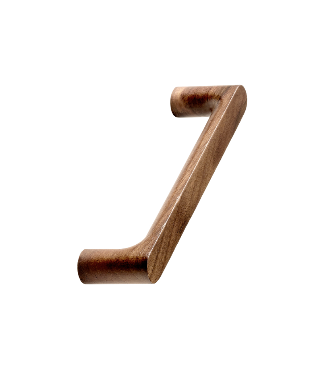 Walnut Lacquered Wood "Pinta" Cabinet Knob and Drawer Pulls - Forge Hardware Studio