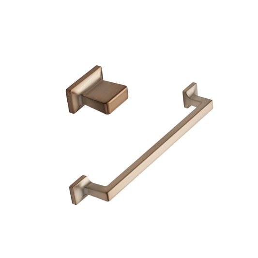 Brushed Bronze "Heirloom" Knob and Drawer Pulls - Euro • Knobs