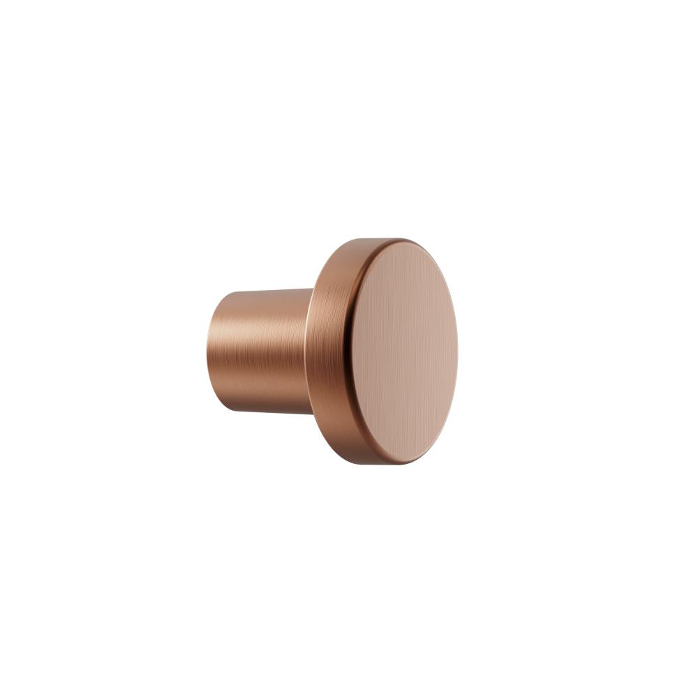 Brushed Copper "Lounge" Cabinet Knob and Wire Drawer Pulls - Euro • Knobs