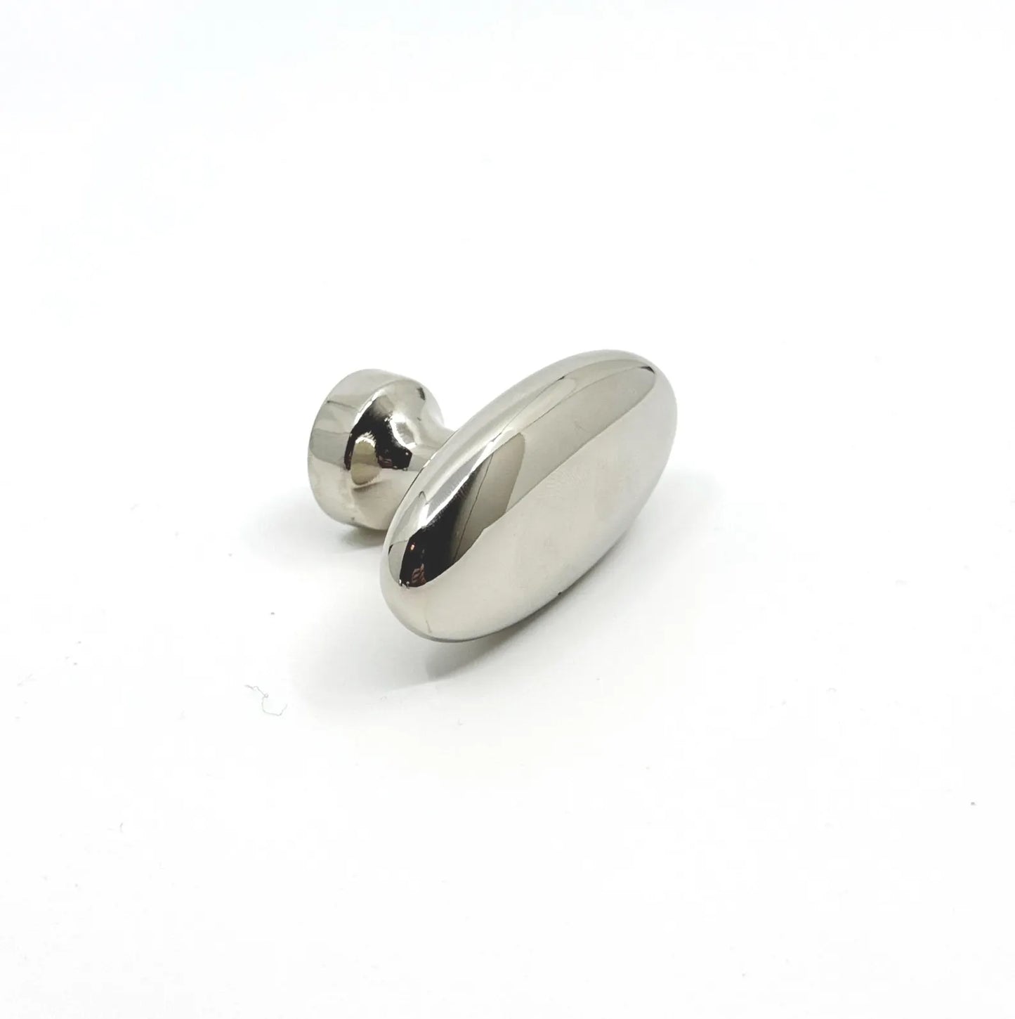 Polished Nickel "Baron" Cup Pull and Knobs - Euro • Knobs