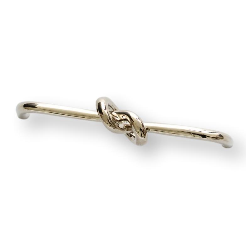 Polished Nickel "Knot" 5 in. Drawer Pull - Euro • Knobs