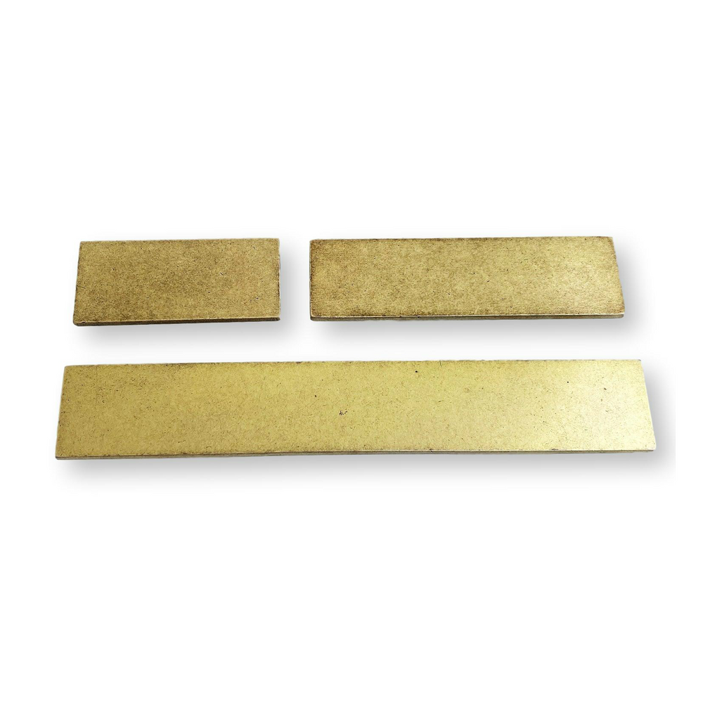 Rectangular Granada Aged Brass Drawer Handles - Forge Hardware Studio