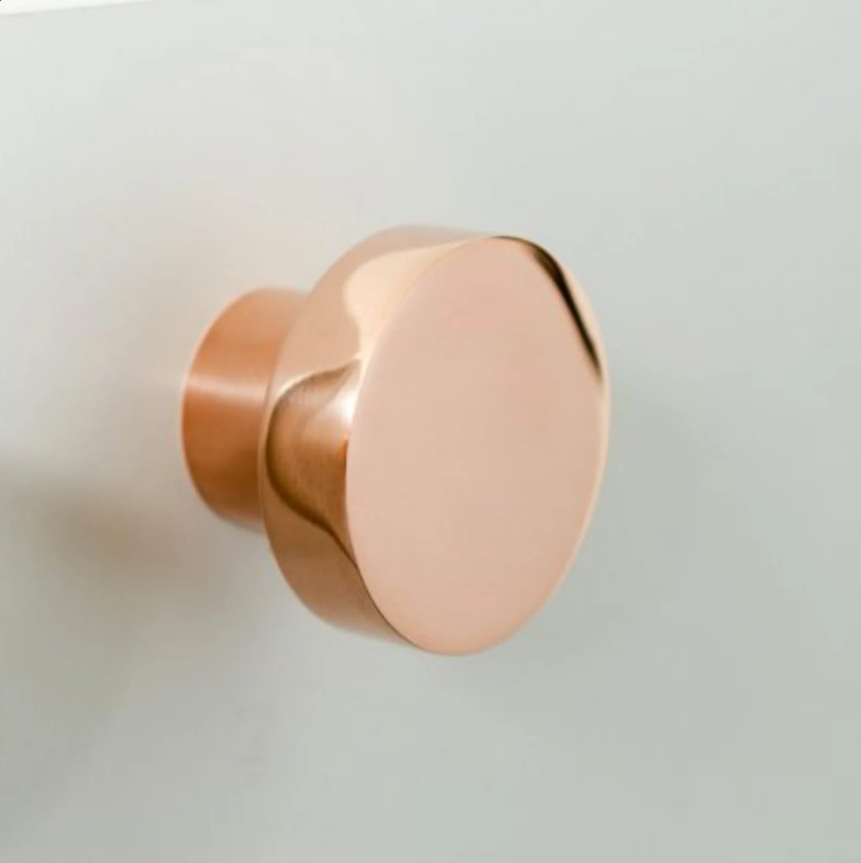 Long Curve Polished Copper Cabinet Drawer Pulls and Closet Handles - Euro • Knobs