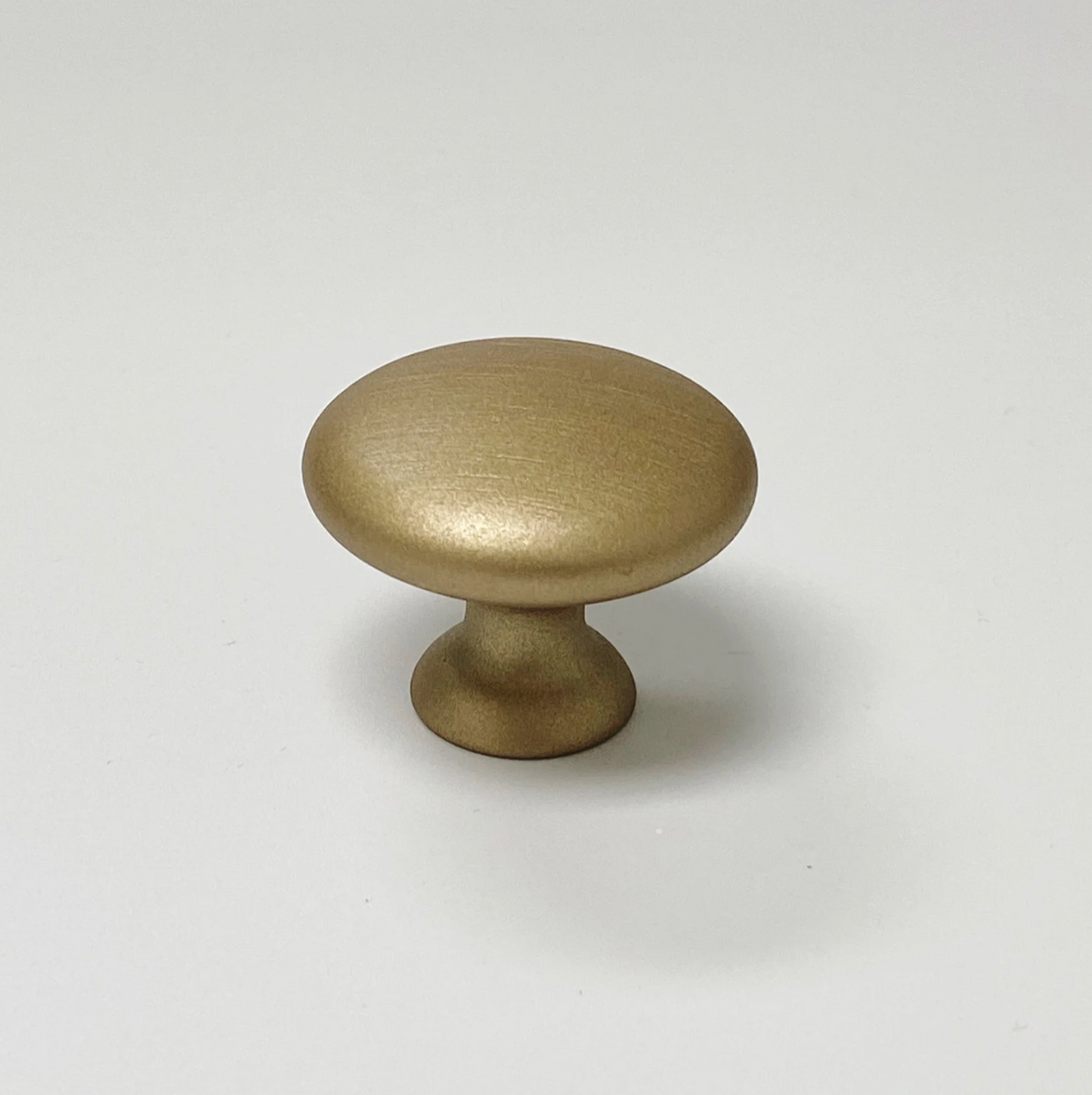 Capri Brushed Gold Cup Drawer Pull, Ring Pull or Round Cabinet Knob - Euro • Knobs