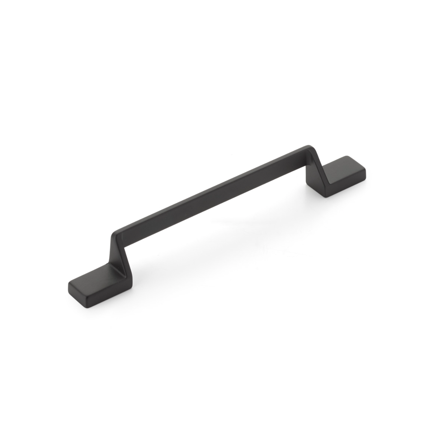 Matte Black "Ashburn" Flat Drawer Pulls | Pulls