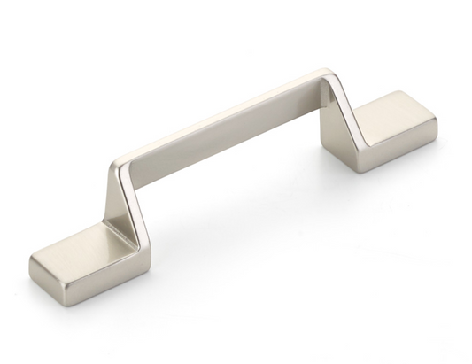 Satin Nickel "Ashburn" Flat Drawer Pulls - Industry Hardware