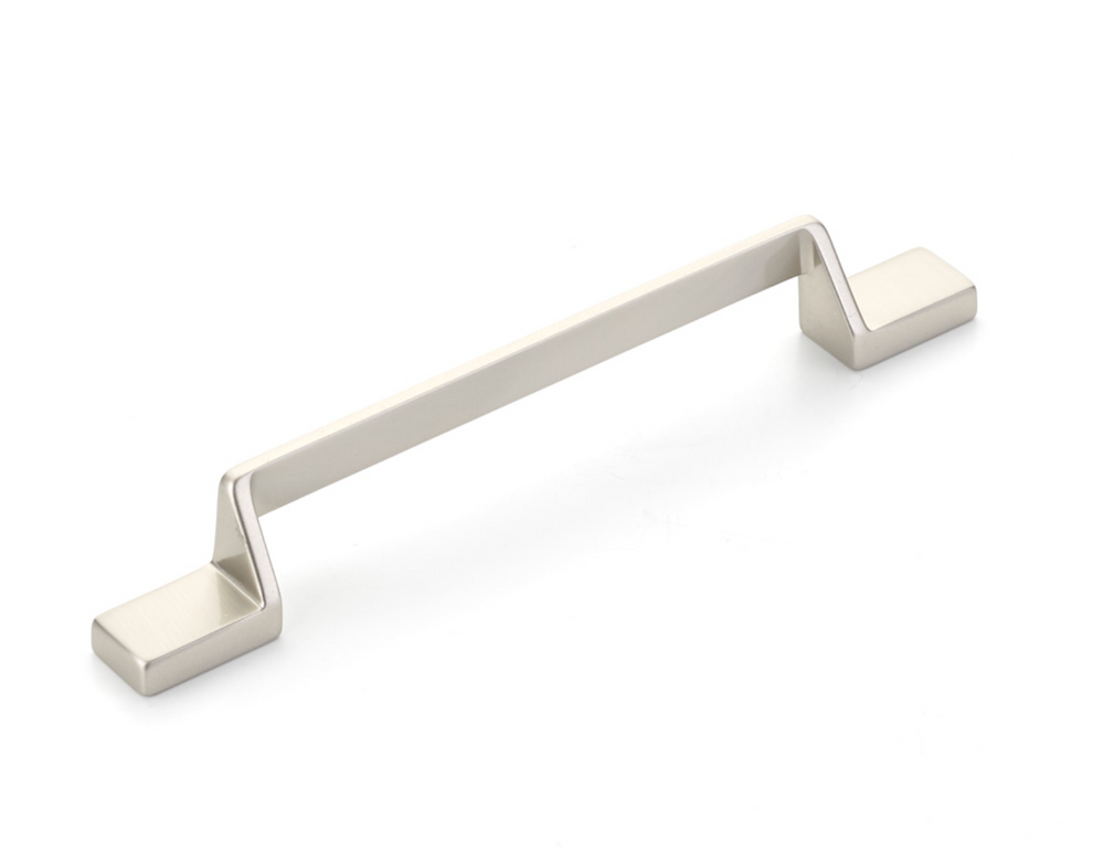 Satin Nickel "Ashburn" Flat Drawer Pulls - Industry Hardware