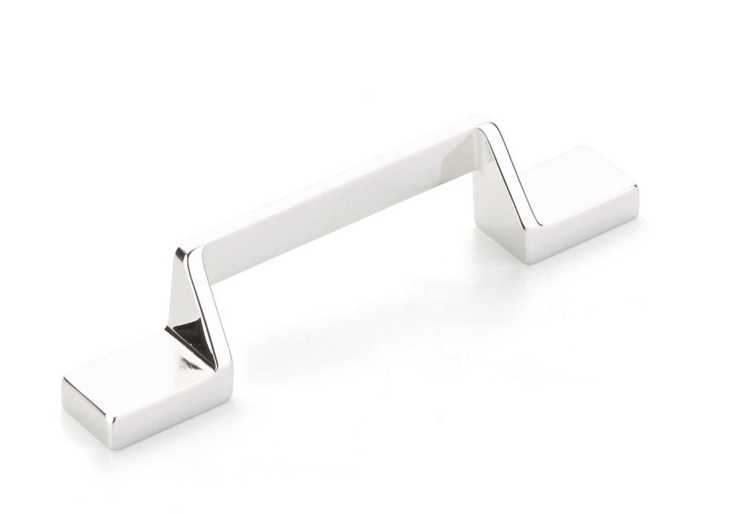 Polished Nickel "Ashburn" Flat Drawer Pulls - Industry Hardware