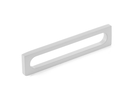 Matte White "Loop" Square Drawer Pulls and Cabinet Knobs - Euro • Knobs