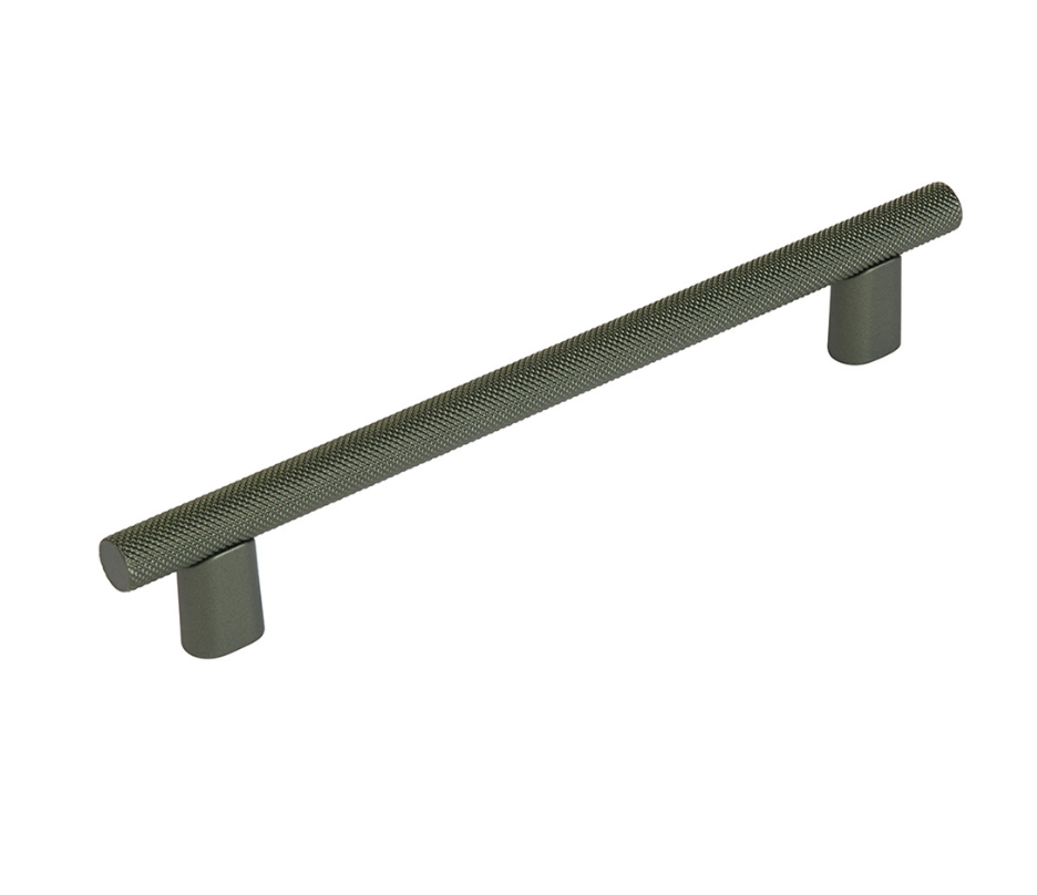 Knurled "Karl" Verdant Cabinet Knobs and Drawer Pulls - Industry Hardware