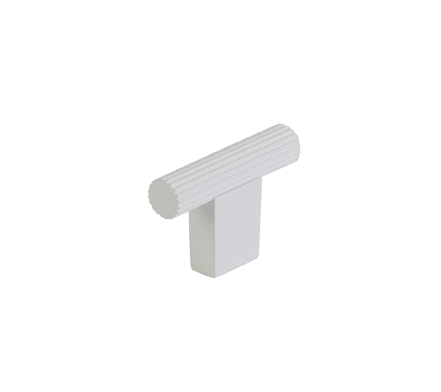 Matte White "Knox" Cabinet Knobs and Drawer Pulls - Industry Hardware