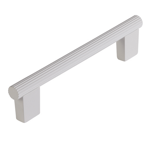 Matte White "Knox" Cabinet Knobs and Drawer Pulls - Industry Hardware