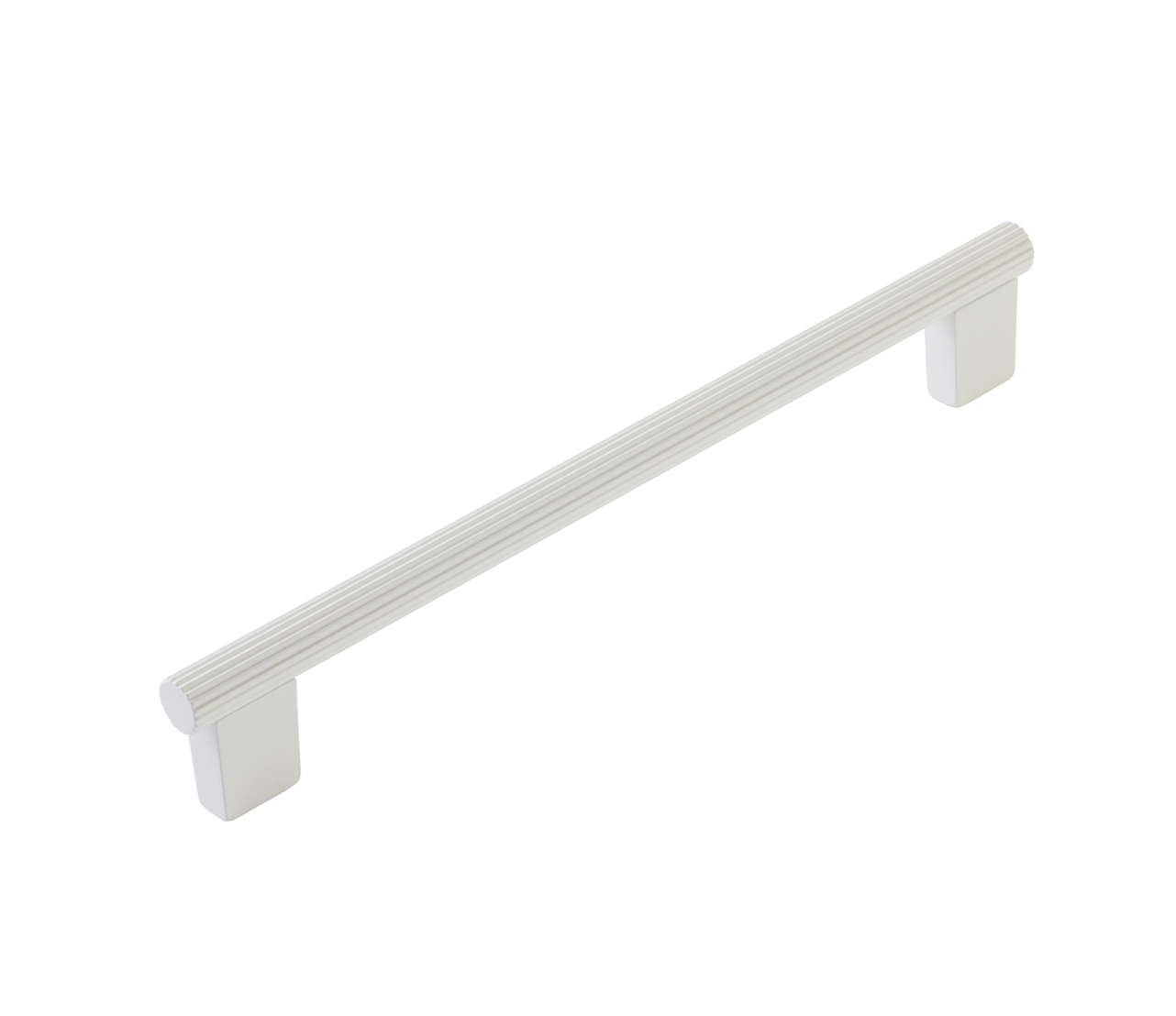 Matte White "Knox" Cabinet Knobs and Drawer Pulls - Industry Hardware