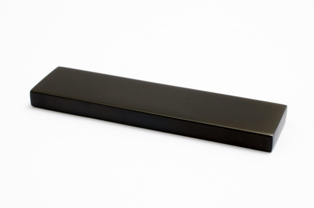 Straight Edge "Kurt 01" Scandinavian Modern Drawer Pulls - Brass Cabinet Hardware 