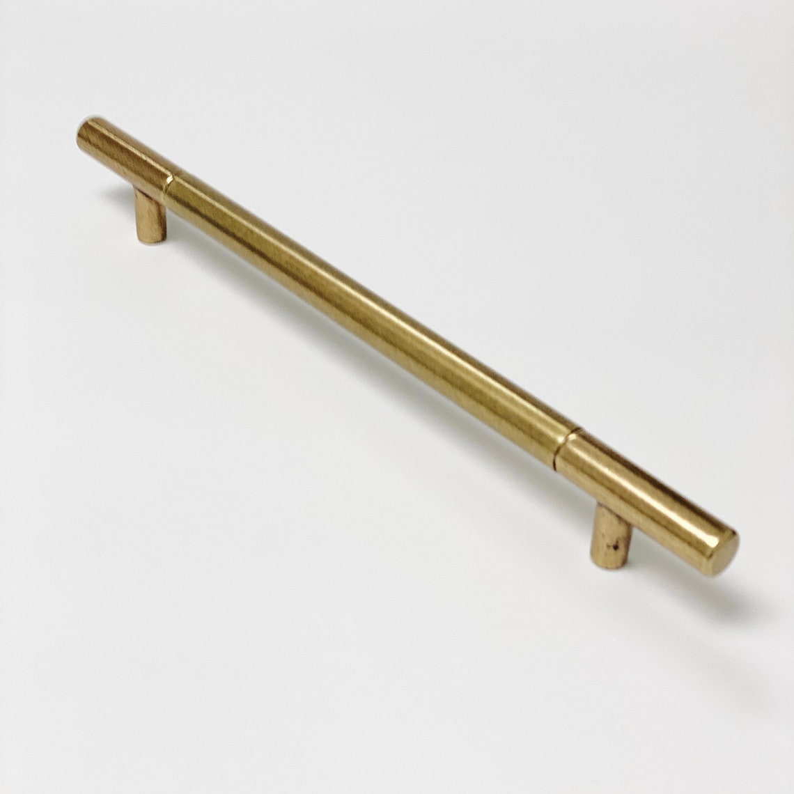 Sydney Aged Brass Cabinet Knob and Drawer Pulls - Forge Hardware Studio