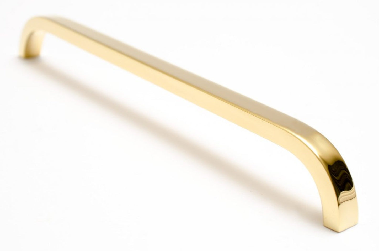 Polished Unlacquered Brass Cabinet Drawer Pulls and Closet Handles - Euro • Knobs