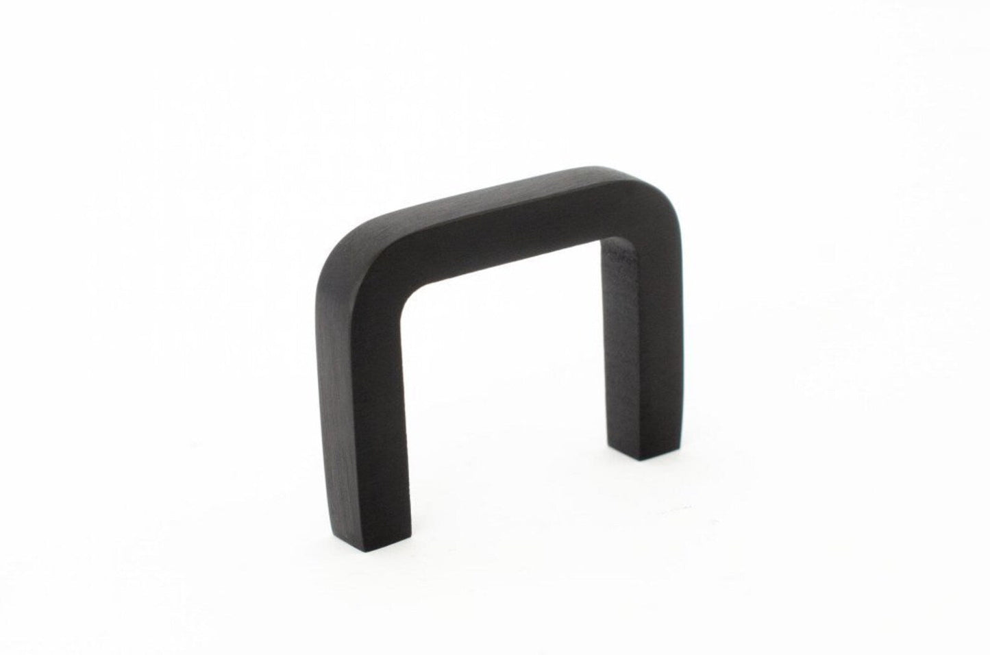 Matte Black "Lumia" Cabinet Knobs and Drawer Pulls - Euro • Knobs