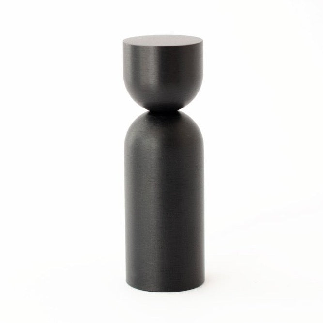 Matte Black "Pedestal Cup" Round Wall Hook - Euro • Knobs